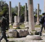  العدو الصهيوني يقتحم الموقع الأثري في سبسطية بنابلس