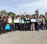 موظفوا النقل وهيئة الطيران يطالبون برفع الحصار عن مطار صنعاء