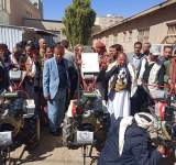 صنعاء : حفل توزيع جوائز الشهيد الصماد لمزارعي الحبوب