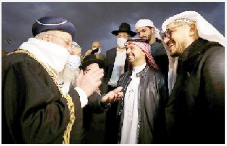 في أول زيارة لبلد عربي.. كبير حاخامات اليهود في الإمارات