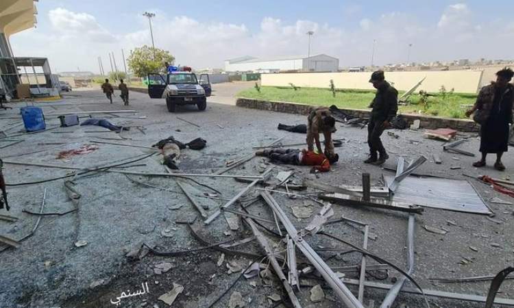 سلام : انفجارات مطار عدن تصفية حسابات بين قوى الاحتلال