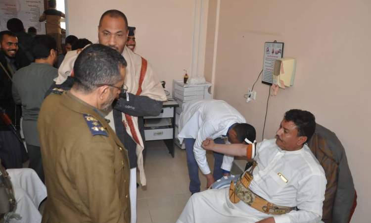 تدشين حملة تبرع بالدم في مستشفى 48 بصنعاء