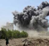 طيران العدوان يشن سبع غارات على محافظة عمران