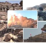 مشاهد من اقتحام مواقع جبل وعوع العسكري في مربع شجع قبالة نجران
