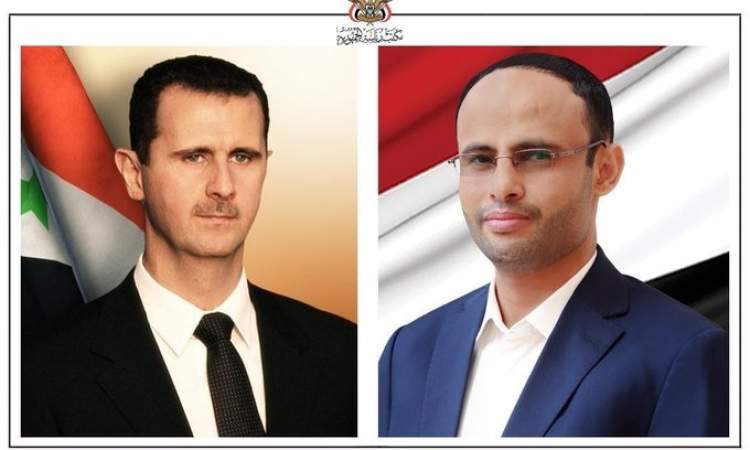 الرئيس المشاط يتلقى برقية شكر جوابية من الرئيس السوري