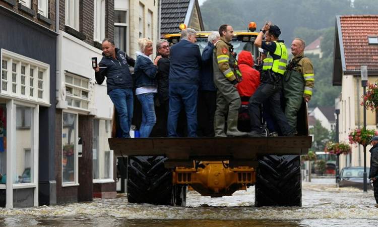 فيضانات جنوب شرق هولندا.. الخسائر تقدر بـ400 مليون يورو