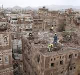  مشروع الطوارئ يبدأترميم المنازل المتضررة بصنعاء القديمة