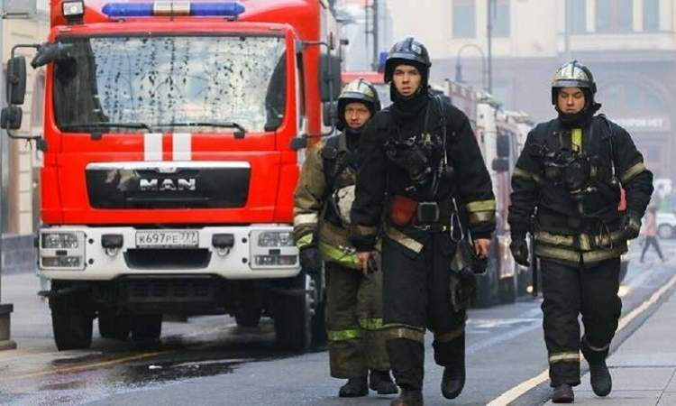 روسيا :مصرع 3 أطفال في حريق بمبنى سكني 
