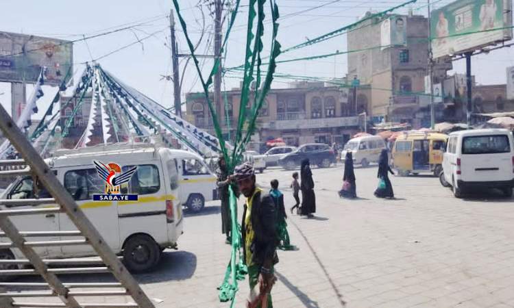   صنعاء : بدء تزيين الشوارع لذكرى المولد النبوي