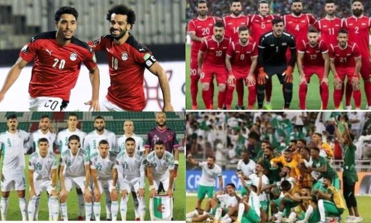 ترتيب المنتخبات العربية في تصفيات كأس العالم وفرص التأهل
