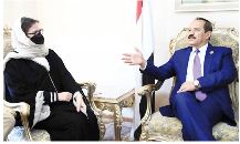 طالب بإيلاء الوضع في اليمن اهتماماً خاصاً.. وزير الخارجية يلتقي ممثلة  «اليونسكو»