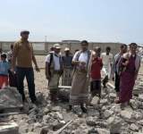 تفقد الأضرار جراء الغارات في منشآت جزيرة كمران