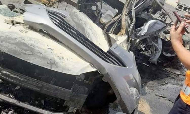 تفحم جثث 7 مصريين بحادث سير مروع بمدينة فايد بمحافظة الإسماعيلية