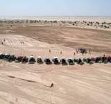 تدشين مشروع زراعة الأراضي الصحراوية في محافظة الجوف