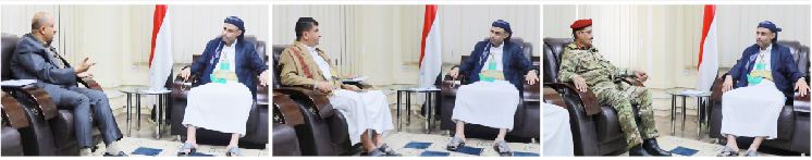 التقى عضو السياسي الأعلى السامعي و نائب رئيس الوزراء للشؤون الاقتصادية وزير المالية وعدد من المسؤولين