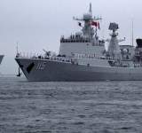 دخول سفينة حربية صينية المياه اليابانية