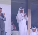 شاهد .. احتفال أمير قطر بفوز المغرب التاريخي على البرتغال (فيديو)
