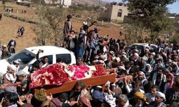 تشييع جثمان عضو محلي محافظة المحويت عبدالملك علي هازع