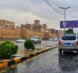 أمطار متواصلة على صنعاء والمحافظات