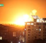 غارات صهيونية ليلية على غزة