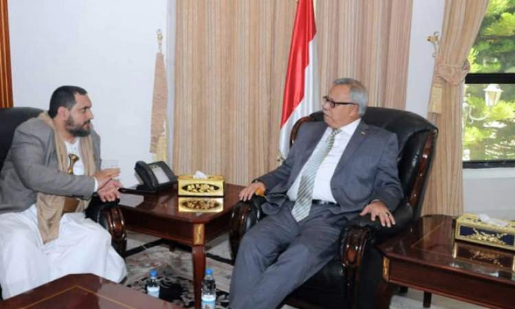 رئيس الوزراء يلتقي محافظ صنعاء