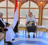 الرئيس المشاط يلتقي نائب رئيس مجلس الشورى عبده الجندي