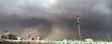شاهد .. ‏عاصفة ترابية ضخمة الآن في العاصمة صنعاء واطلاق لصافرات الانذار