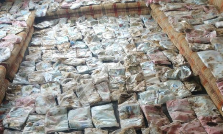 ضبط 34 طن حشيش مخدر في اليمن
