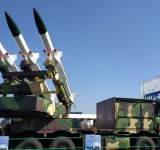 صواريخ سام -6 في معرض عسكري لحزب الله 