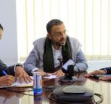 محافظ البنك المركزي يلتقي القائم بأعمال رئيس جمعية البنوك اليمنية
