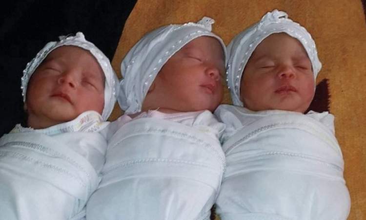 ولادة توأم ثلاثي بمستشفي النور في محافظة اب