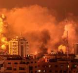 قصف هو الاعنف على غزة  .. 4741 شهيدا والمذابح مستمرة بقنابل أمريكية