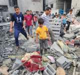 دماركبير وشهداء تحت الانقاض في غزة