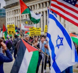 أول مدينة أمريكية تدين إسرائيل وتتهمها بارتكاب”تطهير عرقي” في غزة