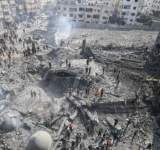الأورومتوسطي: إسرائيل أسقطت ما يعادل قنبلتين نوويتين على غزة