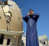 50 شهيدا في قصف العدو مسجدا جنوب مدينة غزة