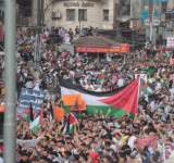 الاردن يشهد سلسلة من اكبر التظاهرات تضامنا مع غزة