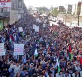 بمسيرة ذمار: البخيتي يكشف انعكاس دعم غزة على الداخل اليمني