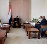 العيدروس يلتقي وزير الدولة لشؤون مجلسي النواب والشورى أبو حليقة