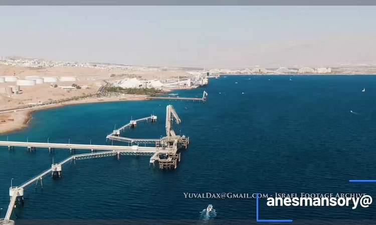  صور حديثة تظهر ميناء ايلات الصهيوني  خالي من السفن 