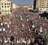 مسيرة كبرى في عمران دعما وتضامنا مع الشعب الفلسطيني
