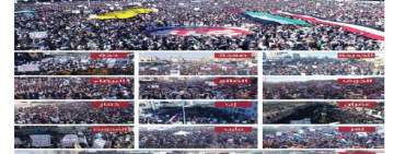 مسيرات مليونية غير مسبوقة والجماهير اليمنية تهتف عالياً: عهد الأحرار باقي