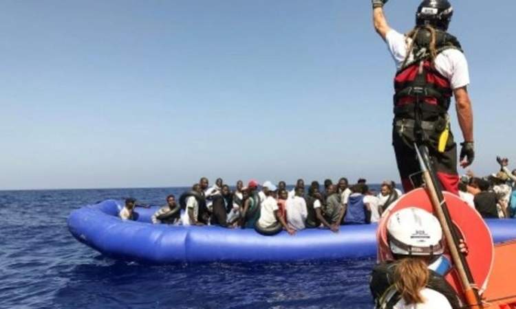أوشن فايكينغ تنقذ 110 مهاجرين غير نظاميين قبالة سواحل ليبيا