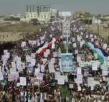 محافظة صعدة تشهد 14مسيرة نصرة للشعب الفلسطيني 