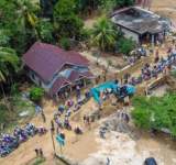 مصرع وفقدان عشرة اشخاص بفيضانات في إندونيسيا