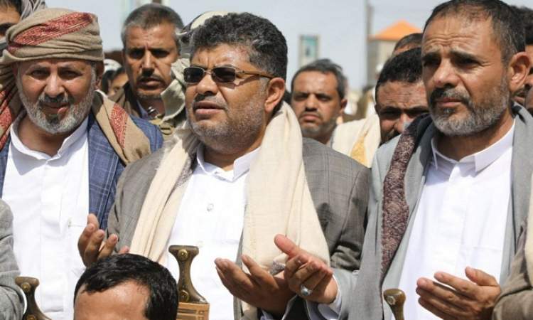 محمد علي الحوثي يزور ضريح الشهيد القائد في مران بصعدة